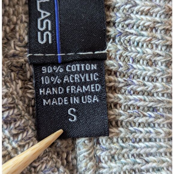 VTG Bill Blass Preppy Academia Grandpacore Cabincore Cozycore Knit Sweater S - Picture 8 of 9